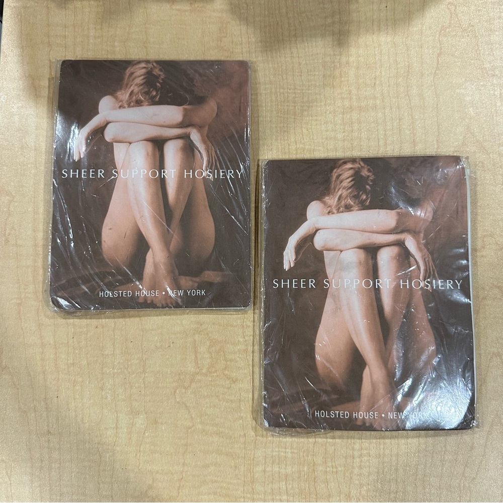 Holster House Vintage Sheer Support Hosiery Style #599 in White Size Med…